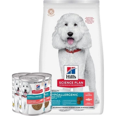 Hill's SP Dog Adult Medium Hypoallergenic Salmon 12 kg