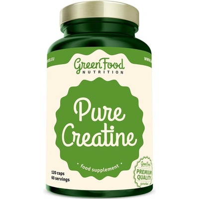 Greenfood Nutrition Pure Creatine Creapure 120 kapslí