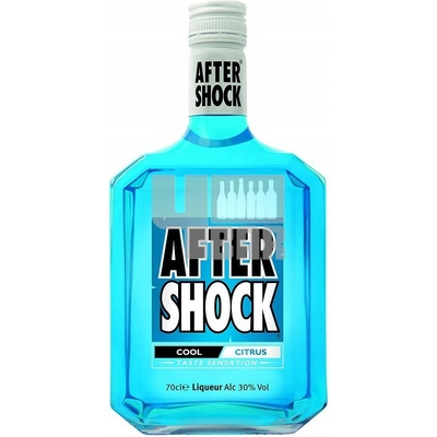 After Shock Blue Citrus Liqueur 30% 0,7 l (holá láhev)