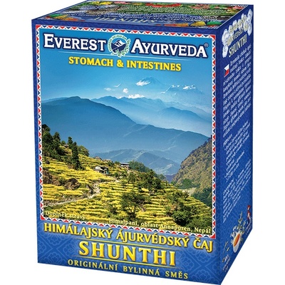 Everest Ayurveda SHUNTHI himalájský bylinný žaludeční čaj k pročištění trávicího ústrojí 100 g