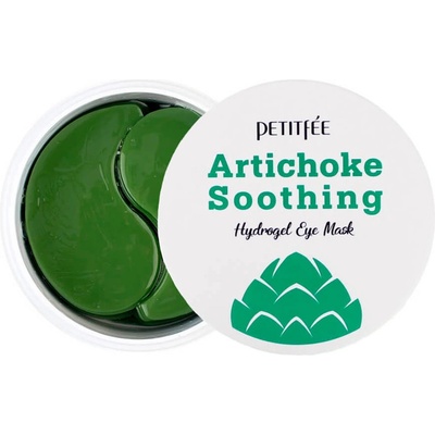 PETITFÉE Artichoke Soothing Hydrogel Eye Mask - Успокояващи хидрогел пачове за очи с артишок 60бр
