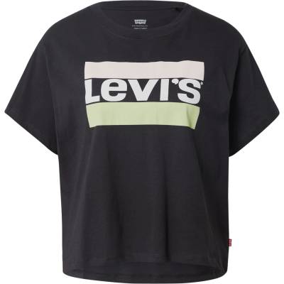 Levi's Тениска 'Graphic Varsity Tee' черно, размер M