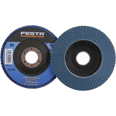 Festa Lamelový brusný kotouč 115 mm 80 22142