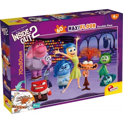 Lisciani Двулицев пъзел Lisciani - Inside Out 2, 60 части (LI112265)