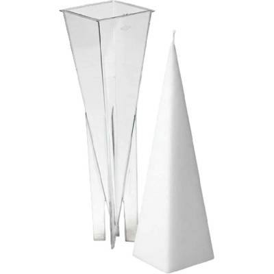 Polykarbonátová forma na sviečky ihlan 6x6x22,8cm | Forma na sviečku | Na výrobu sviečok | Formy na sviečky