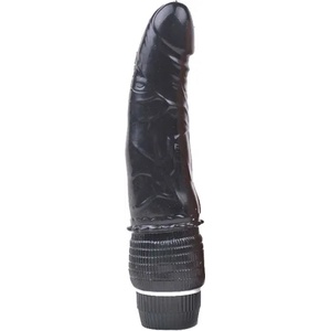 Mokko Toys Секс вибратор силикон "natasha black" 18 см