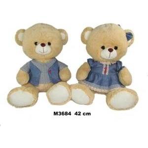 SUN-DAY Mascot Mis 42cm seated in clothes 162779 SUN-DAY mix price for 1pc