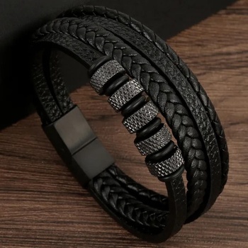 HARAHU Мъжки гривна gi-33322 - Черен kp33322 (gi-33322)