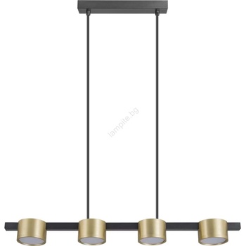 Polux LED Пендел MIRELLA 4xGX53/6W/230V златист/черен (SA2100)