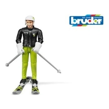 Bruder 60040 lyžař set s lyžemi a doplňky