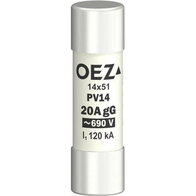 OEZ Poistka PV14 20A gG AC 500 V / DC 250 V,14×51