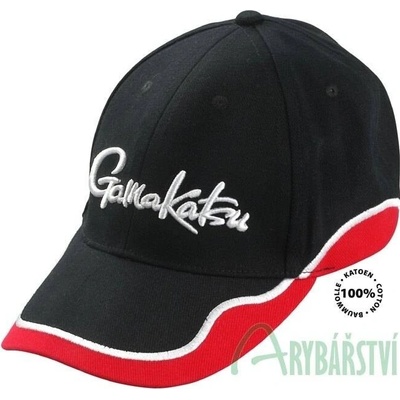 GAMAKATSU Cap Streamline Black Red