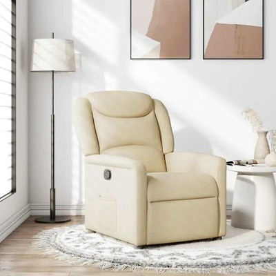 vidaXL 4015604 Polohovací krémové textil