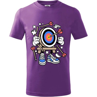 Lukostřelba komiks tričko dětské bavlněné fialová – Zbozi.Blesk.cz