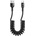 Xmart USB Type-C кабел Xmart Spiral, 1.8м, Черен (9103)