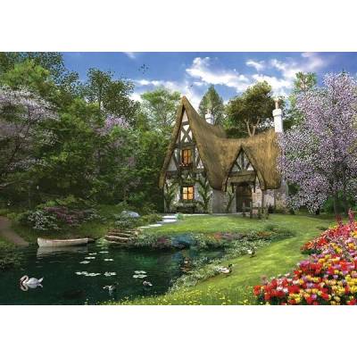 Anatolian - Puzzle Davison: Spring Lake Cottage - 3 000 piese
