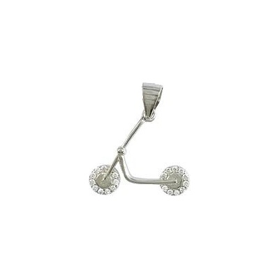 Infinitysilver Stříbrný přívěsek koloběžka L446010