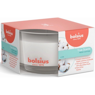 Bolsius Fresh Cotton 80 x 50 mm