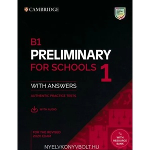 B1 Preliminary for Schools 1 for the Revised 2020 Exam Student's Book with Answers with Audio with Resource Bank (ISBN: 9781108652292)