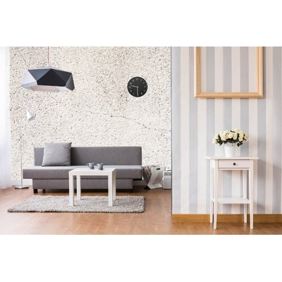 Самозалепваща се флизелинова фототапета светла циментова стена 375 x 250 см