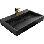 Rea Goya 70x46 cm matt black (REA-U8802)