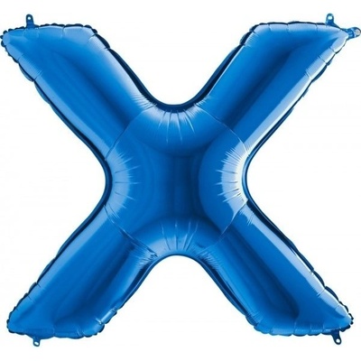 Grabo Balónek fóliový písmeno modré X 102 cm