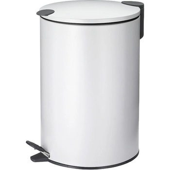 Kela Кош за отпадъци с педал KELA Mats 12л, бял (1359)