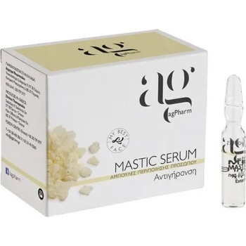 AG PHARM Интензивен серум за лице MY BEST FACE , MASTIC с екстракт от мастиха , Ag Pharm Mastic Serum - Anti-aging 1amp x 2ml