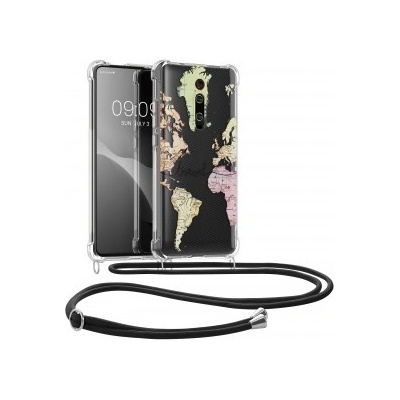 Pouzdro Kwmobile průhledné Xiaomi Mi 9T černé