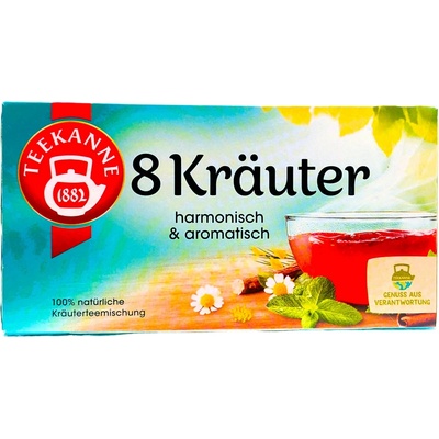 TEEKANNE 8 Kraüter bylinkový čaj 20 x 2 g