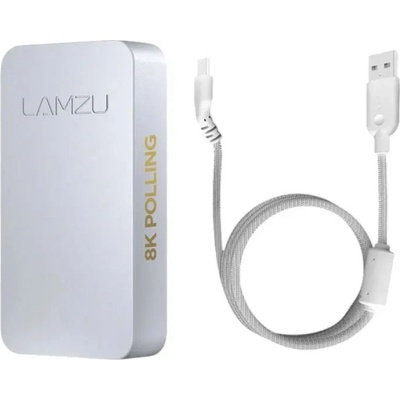 Lamzu Приемник за мишка Lamzu - 8K Dongle, бял (LAMZU-8K-DONGLE-WH)