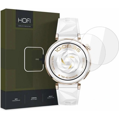 Hofi 2 броя калени стъклени защитни покрития за дисплея Huawei Watch GT 5 Pro 42мм - Hofi Glass Pro Plus Screen Protector 2 Pack (прозрачен) (HOFI558)
