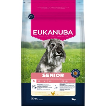 Eukanuba Premium Nutrition Senior Small Breed kuracie 2 x 3 kg