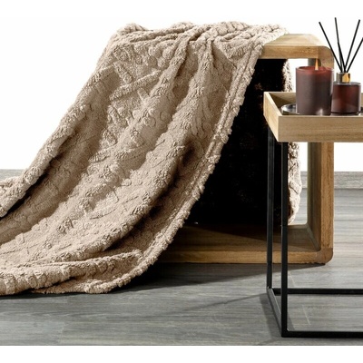 Takoy DESIGN 91 Deka 200x220 cm s ozdobným pleteným vrkočom-HF-453760 200 x 220 cm
