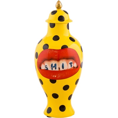 Seletti Ваза TOILETPAPER SHIT 46, 5 cм, оранжева, Seletti (SLT09791)