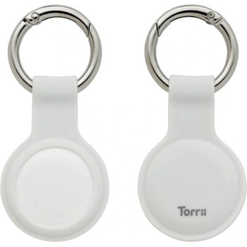 Torrii Силиконов ключодържател за Apple AirTag - Torrii AirTag BonJelly Silicone Keyring (бял) (AT-BON-02)