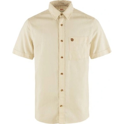 Fjällräven Övik Travel košile krátký rukáv Chalk white