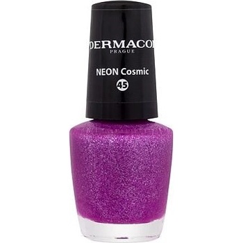 Dermacol Neon neonový lak na nehty se třpytkami 45 Cosmic 5 ml