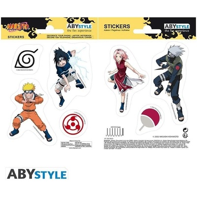 Naruto samolepky 2 aršíky