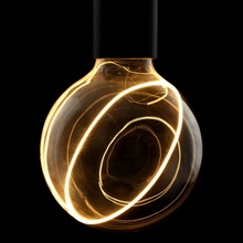 Segula LED Illusion G125 E27 5W Diagonal číry/dymový 55114