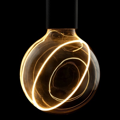 Segula LED Illusion G125 E27 5W Diagonal číry/dymový 55114