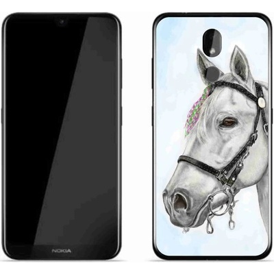 Pouzdro mmCase gelové Nokia 3.2 - bílý kůň 1