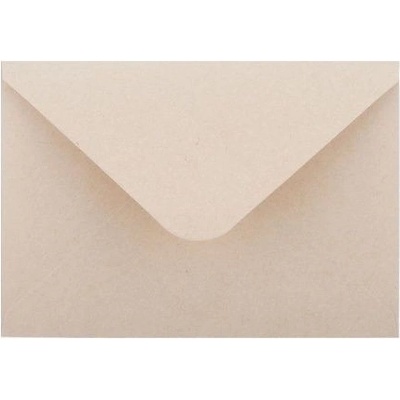 Obálka C6 11,4x16,2cm přírodní světle béžová 1ks