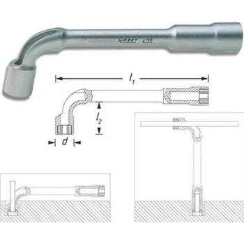 Image 1 of HAZET Глух ключ Г 21 мм; hazet 435-21