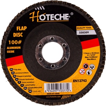 Hoteche Lamelový brusný kotouč 115 mm P100 HT550309