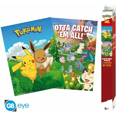 POKEMON - Set 2 Posters Chibi 52x38 - Environments x4, GBYDCO084