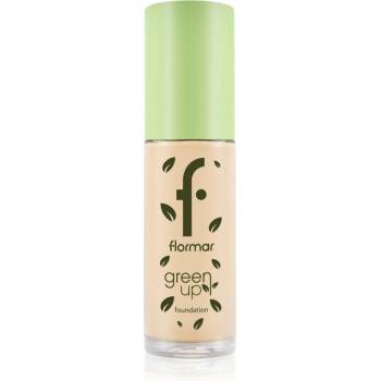 Flormar Green Up Foundation матиращ фон дьо тен цвят 010 Pure Beige 30ml