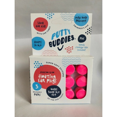 E-A-R Band-it Štuple Floating Putty Buddies 3 páry Ružová
