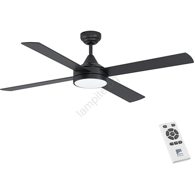 EGLO 35085 - LED Димируем таванен вентилатор TRINIDAD LED/20W/230V черен + дистанционно (EG35085)