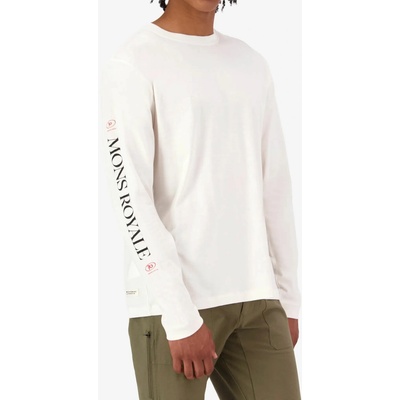 Longsleeve Mons Royale Yonder Merino Organic Cotton Long Sleeve vintage white